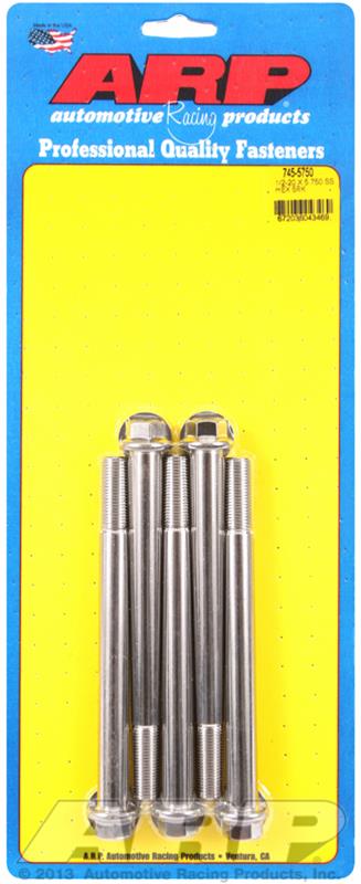 ARP ARP 1/2"-20 x 5.750 hex SS bolts (745-5750) SR