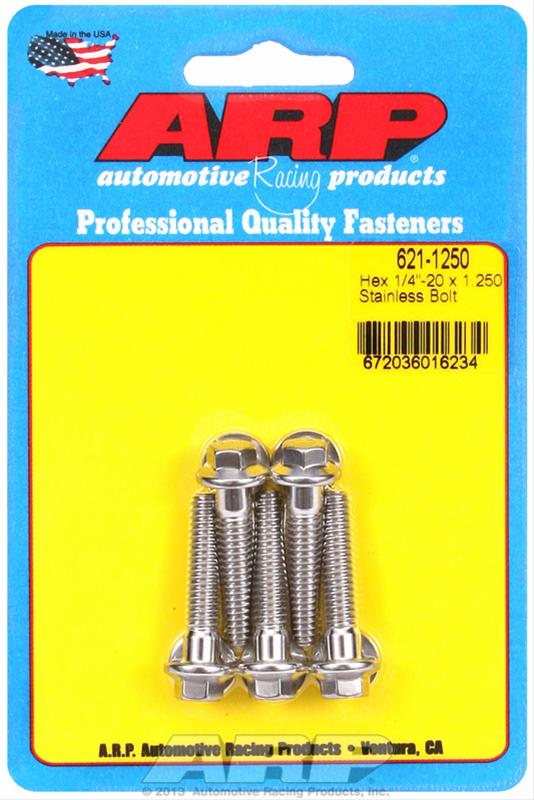ARP ARP 1/4"-20 x 1.250 hex SS bolts (621-1250) SR