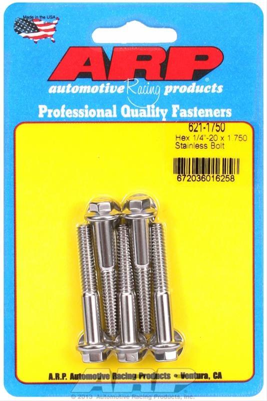 ARP ARP 1/4"-20 x 1.750 hex SS bolts (621-1750) SR