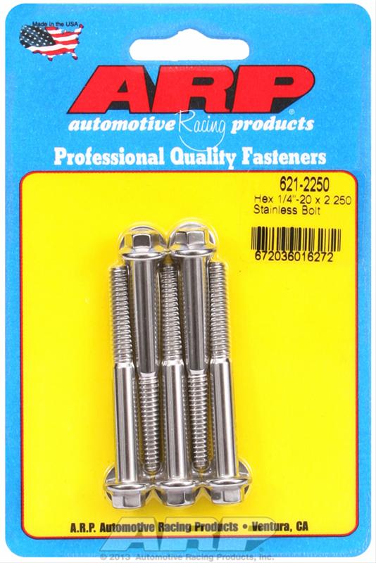 ARP ARP 1/4"-20 x 2.250 hex SS bolts (621-2250) SR