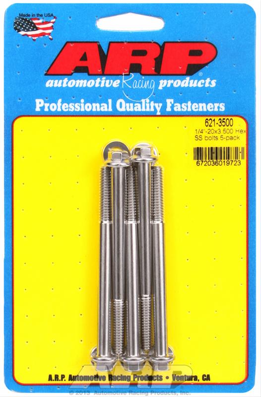 ARP ARP 1/4"-20 x 3.500 hex SS bolts (621-3500) SR