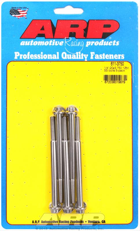 ARP ARP 1/4"-20 x 3.750 12pt SS bolts (611-3750) SR