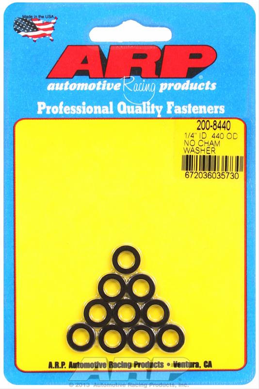 ARP ARP 1/4"ID .440"OD no chamfer black washers (200-8440) SR
