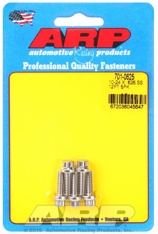 ARP ARP 10-24 x .625 12pt SS bolts (701-0625) SR