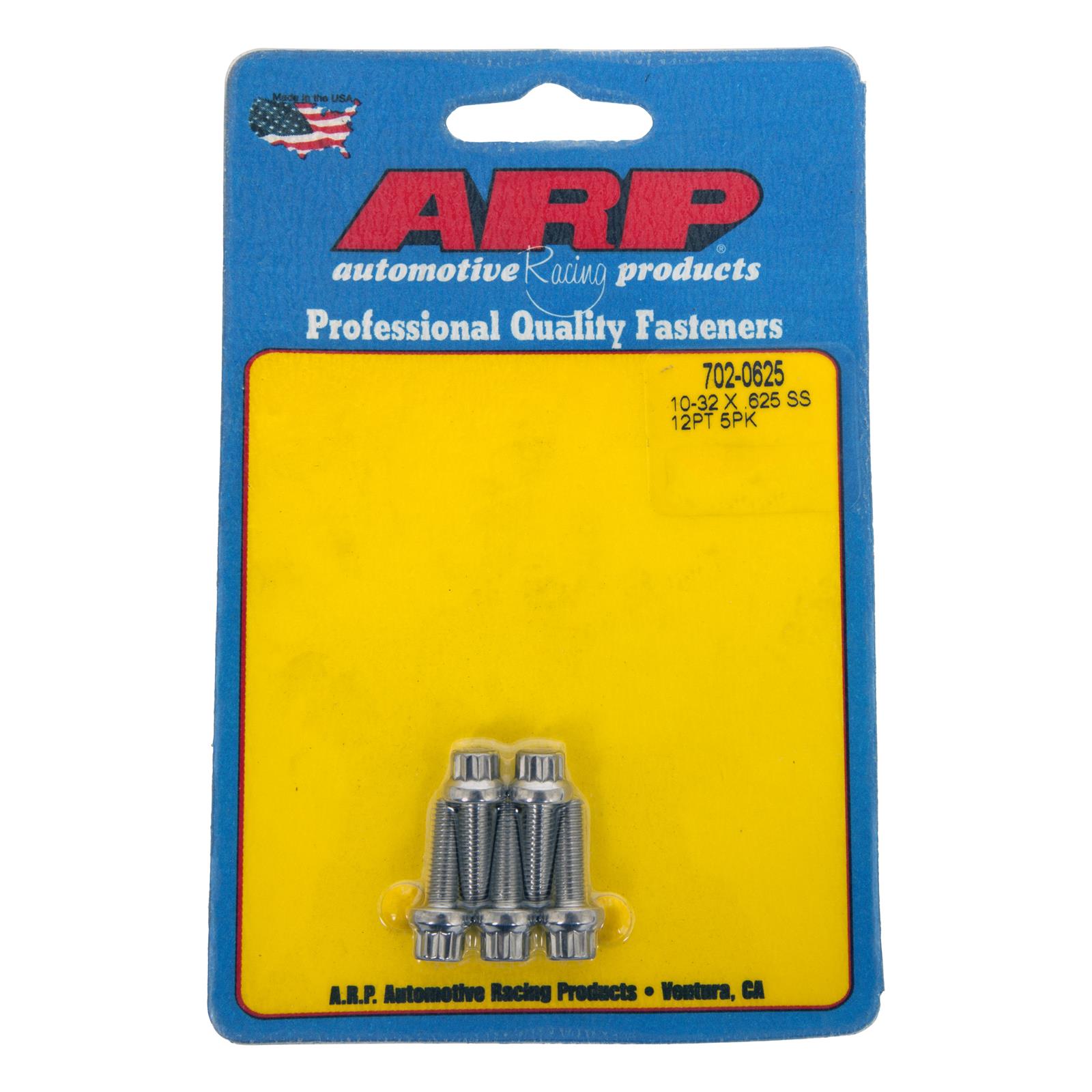 ARP ARP 10-32 x .625 12pt SS bolts (702-0625) SR