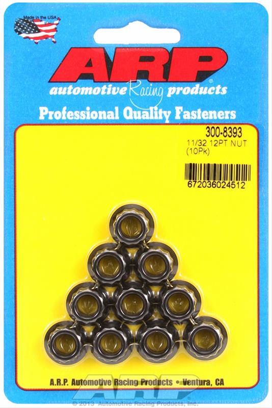 ARP ARP 11/32"-24 12pt nut kit (300-8393) SR