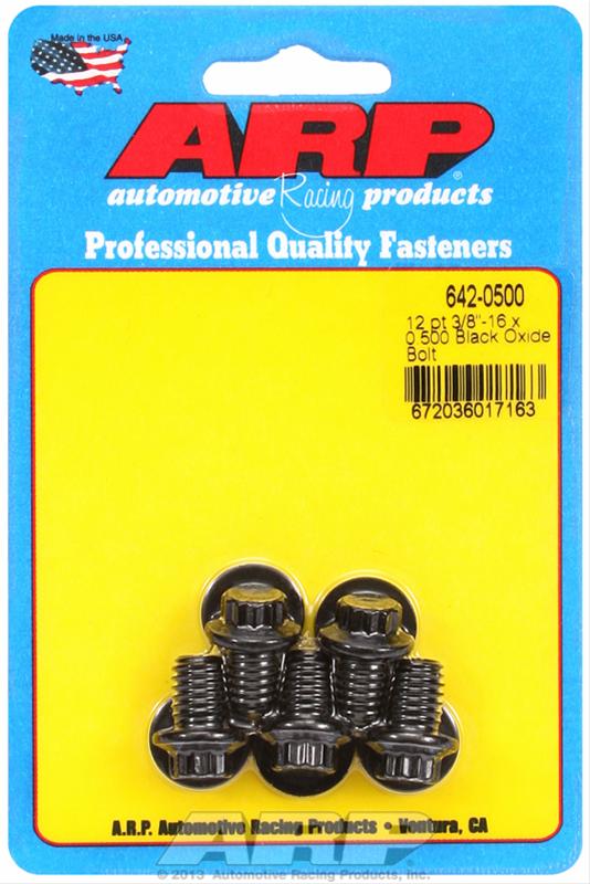 ARP ARP 3/8"-16 x 0.500 12pt black oxide bolts (642-0500) SR
