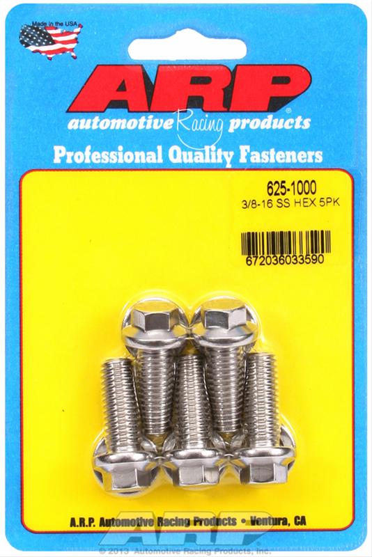 ARP ARP 3/8"-16 x 1.000 hex 7/16 wrenching SS bolts (625-1000) SR