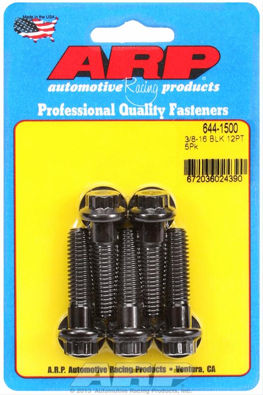 ARP ARP 3/8"-16 x 1.500 12pt 7/16 wrenching black oxide bolts (644-1500) SR