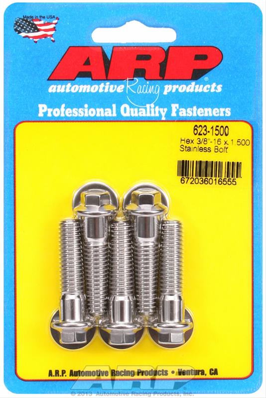 ARP ARP 3/8"-16 x 1.500 hex SS bolts (623-1500) SR