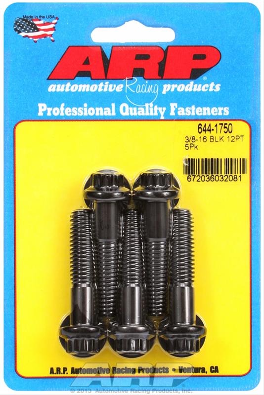 ARP ARP 3/8"-16 x 1.750 12pt 7/16 wrenching black oxide bolts (644-1750) SR