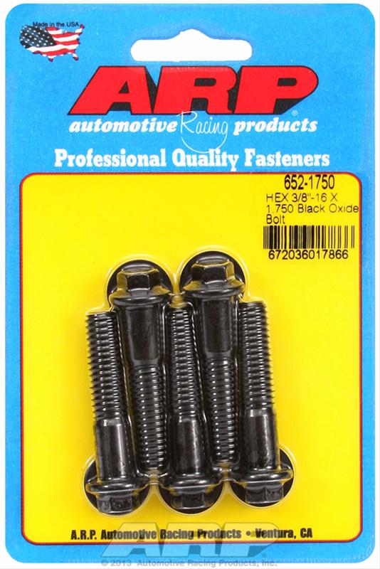 ARP ARP 3/8"-16 X 1.750 hex black oxide bolts (652-1750) SR