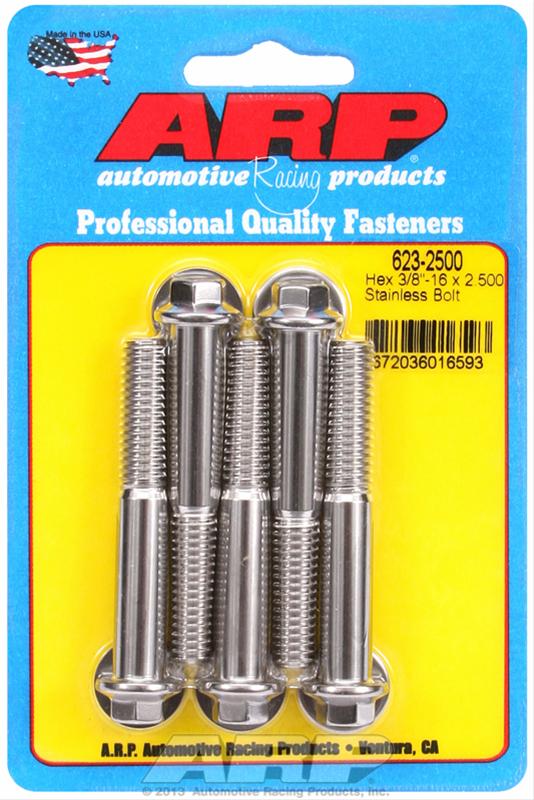 ARP ARP 3/8"-16 x 2.500 hex SS bolts (623-2500) SR