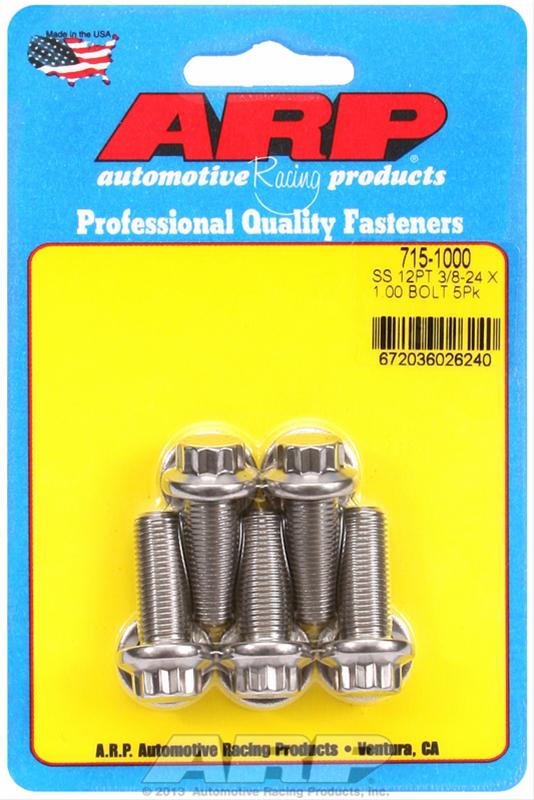 ARP ARP 3/8"-24 x 1.000 12pt 7/16 wrenching SS bolts (715-1000) SR