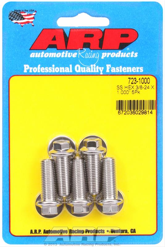 ARP ARP 3/8"-24 x 1.000 hex SS bolts (723-1000) SR