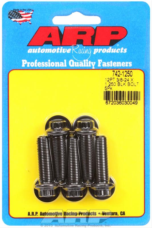 ARP ARP 3/8"-24 x 1.250 12pt black oxide bolts (742-1250) SR