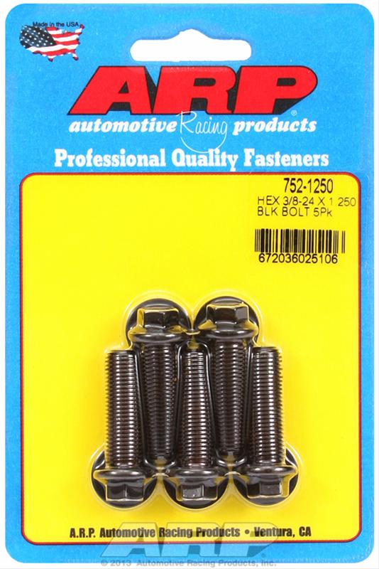 ARP ARP 3/8"-24 x 1.250 hex black oxide bolts (752-1250) SR