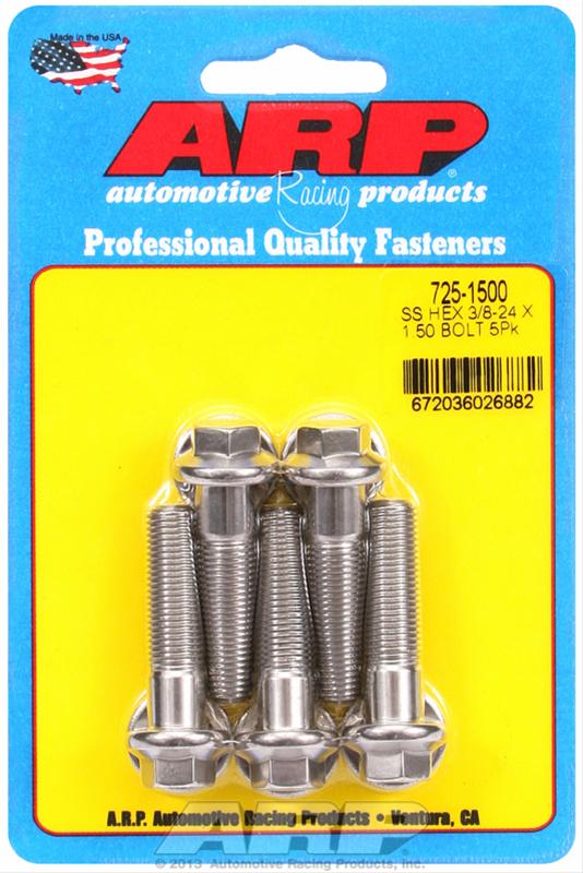 ARP ARP 3/8"-24 x 1.500 hex 7/16 wrenching SS bolts (725-1500) SR