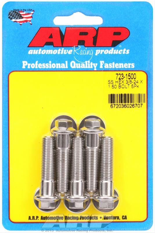 ARP ARP 3/8"-24 x 1.500 hex SS bolts (723-1500) SR