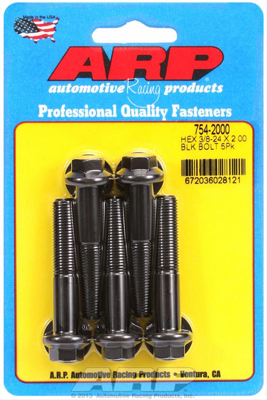 ARP ARP 3/8"-24 x 2.000 hex 7/16 wrenching black oxide bolts (754-2000) SR