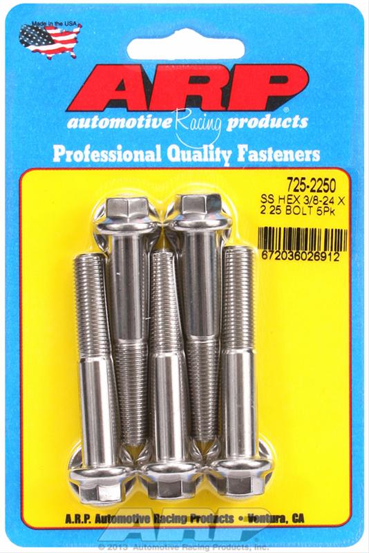 ARP ARP 3/8"-24 x 2.250 hex 7/16 wrenching SS bolts (725-2250) SR