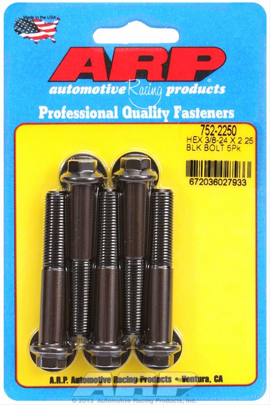 ARP ARP 3/8"-24 x 2.250 hex black oxide bolts (752-2250) SR