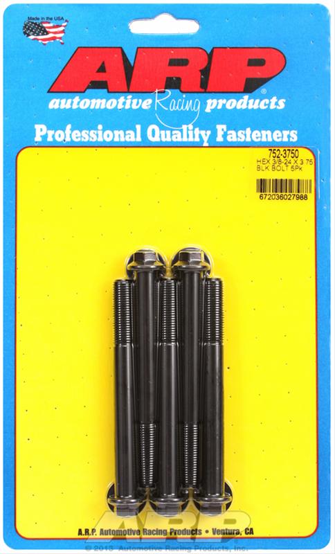 ARP ARP 3/8"-24 x 3.750 hex black oxide bolts (752-3750) SR