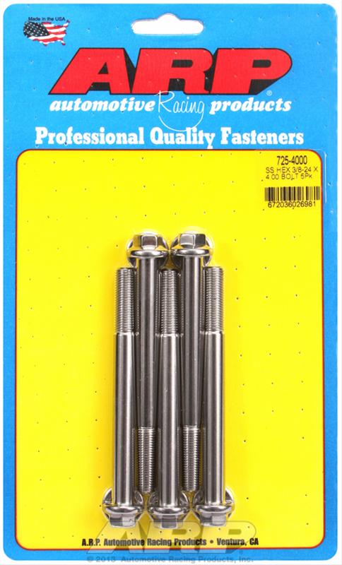 ARP ARP 3/8"-24 x 4.000 hex 7/16 wrenching SS bolts (725-4000) SR