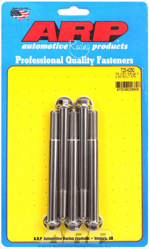 ARP ARP 3/8"-24 x 4.250 hex SS bolts (723-4250) SR