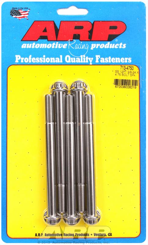 ARP ARP 3/8"-24 x 4.750 12pt SS bolts (713-4750) SR