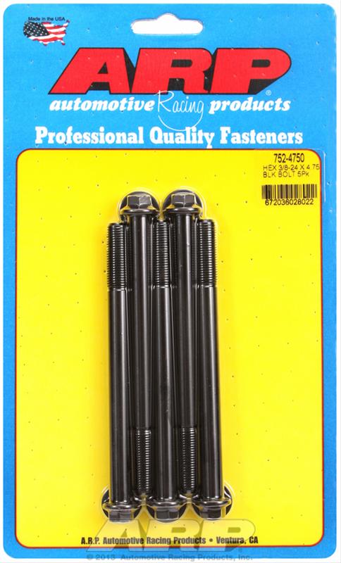 ARP ARP 3/8"-24 x 4.750 hex black oxide bolts (752-4750) SR