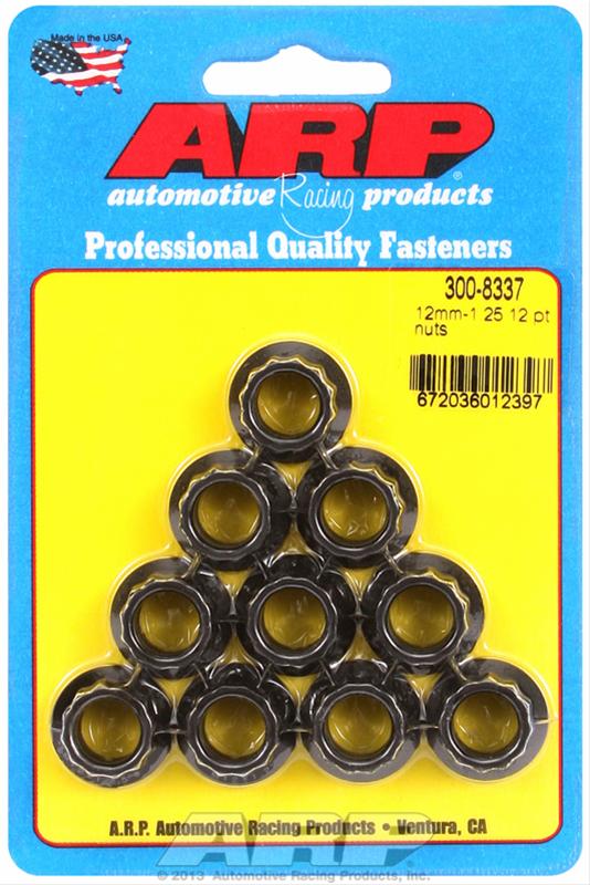 ARP ARP 300-8337 12m x 1.25" 12-Point Nut - 10 Piece (300-8337) SR