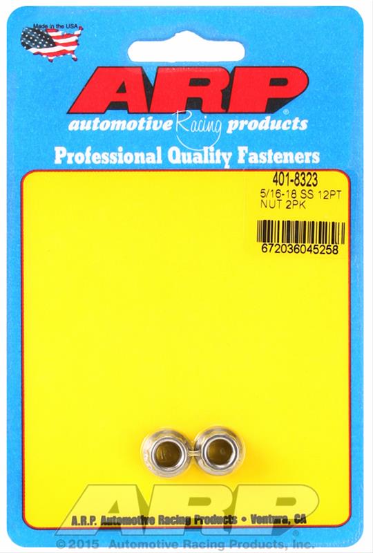ARP ARP 5/16-18 SS 12pt nut kit (401-8323) SR