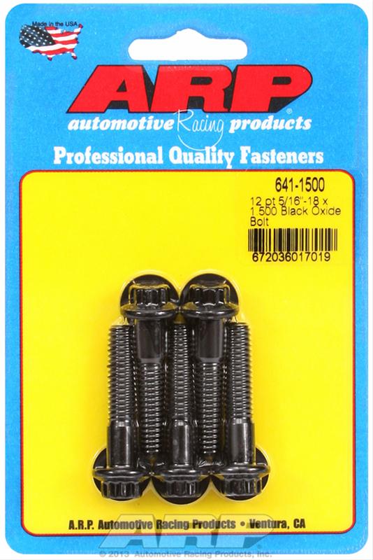 ARP ARP 5/16"-18 x 1.500 12pt black oxide bolts (641-1500) SR