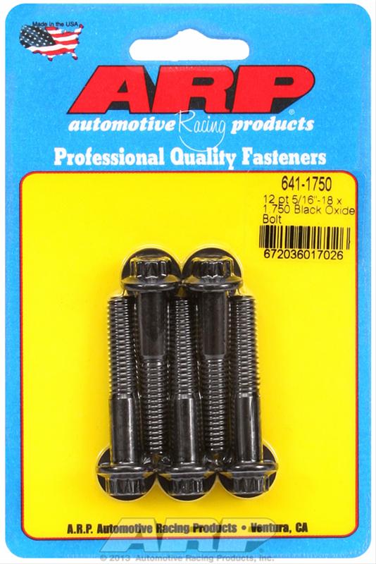 ARP ARP 5/16"-18 x 1.750 12pt black oxide bolts (641-1750) SR
