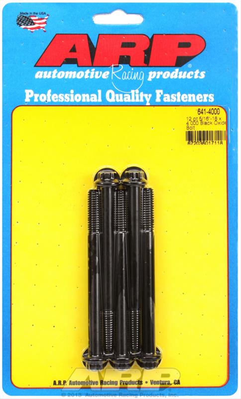 ARP ARP 5/16"-18 x 4.000 12pt black oxide bolts (641-4000) SR
