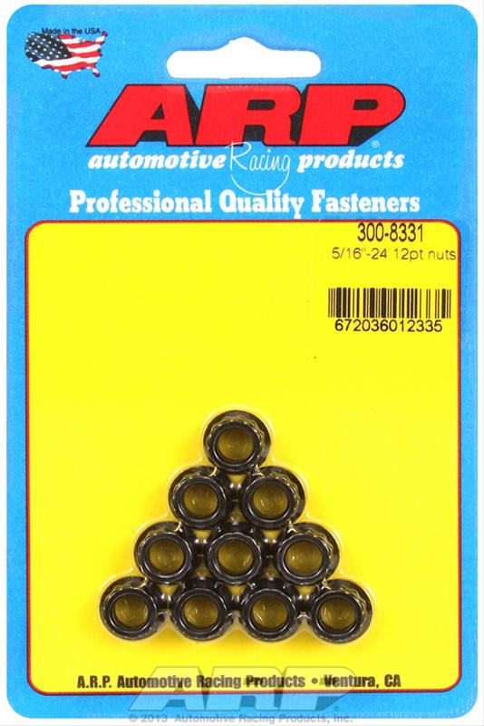 ARP ARP 5/16"-24 12pt Nut Kit 10 Pack (300-8331) SR