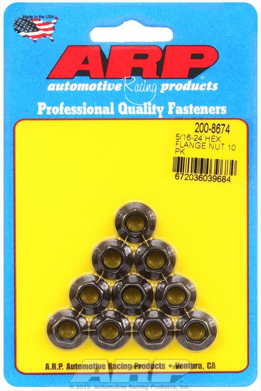 ARP ARP 5/16-24 hex flange nut kit (200-8674) SR