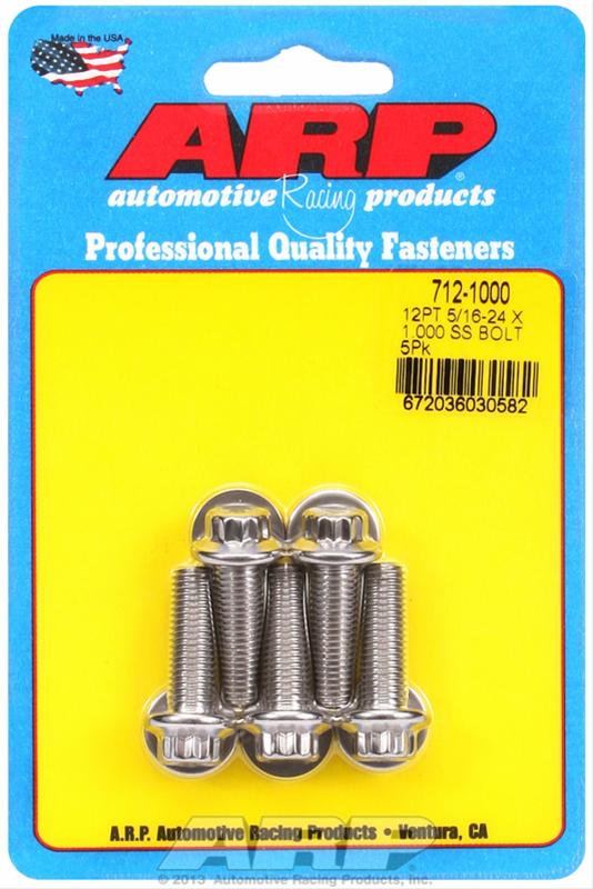 ARP ARP 5/16"-24 x 1.000 12pt SS bolts (712-1000) SR