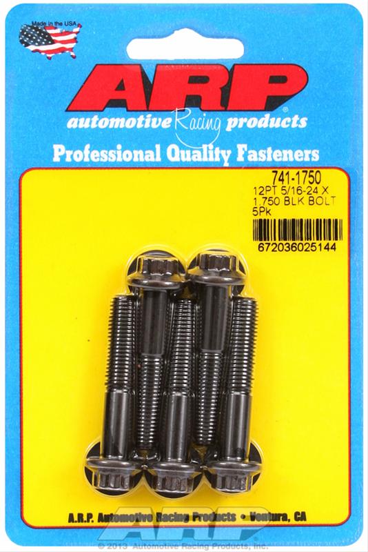 ARP ARP 5/16"-24 x 1.750 12pt black oxide bolts (741-1750) SR