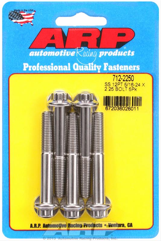 ARP ARP 5/16"-24 x 2.250 12pt SS bolts (712-2250) SR