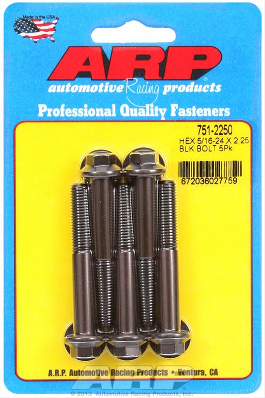 ARP ARP 5/16"-24 x 2.250 hex black oxide bolts (751-2250) SR