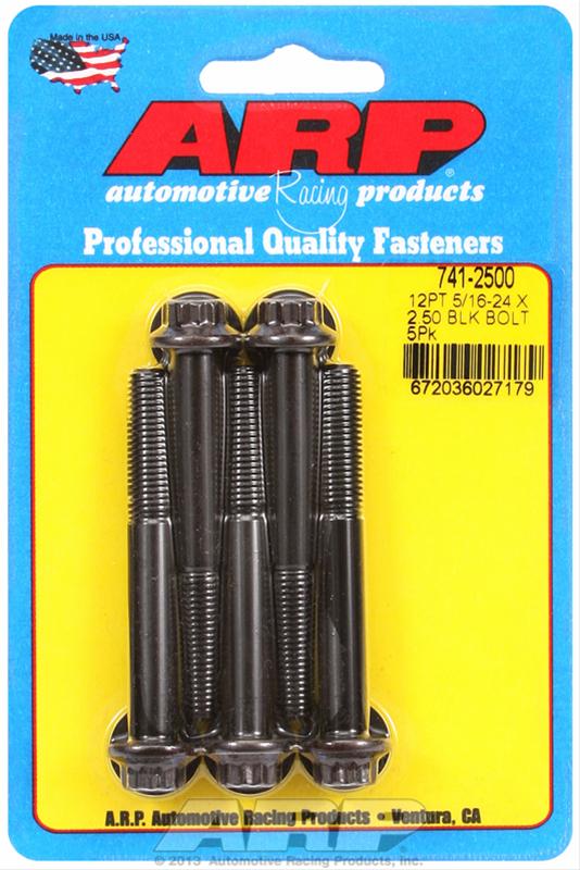 ARP ARP 5/16"-24 x 2.500 12pt black oxide bolts (741-2500) SR