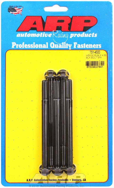 ARP ARP 5/16"-24 x 4.500 hex black oxide bolts (751-4500) SR