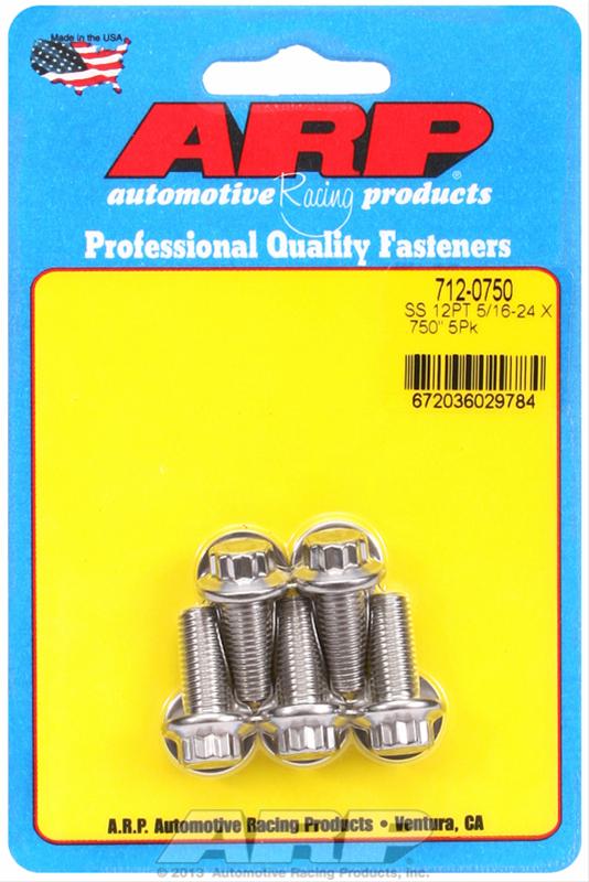 ARP ARP 5/16"-24 x .750 12pt SS bolts (712-0750) SR