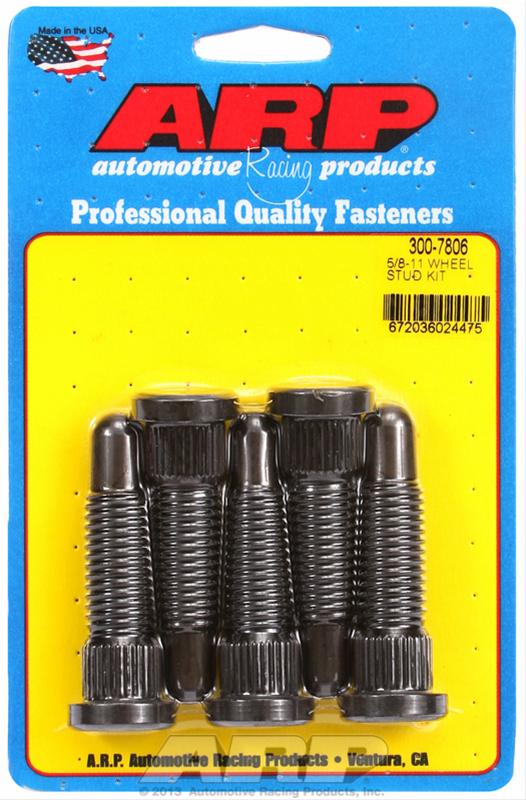 ARP ARP 5/8-11 X 2.65 short knurl wheel stud kit (300-7806) SR