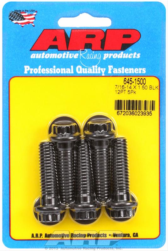 ARP ARP 7/16"-14 X 1.500 12pt 1/2 wrenching black oxide bolts (645-1500) SR