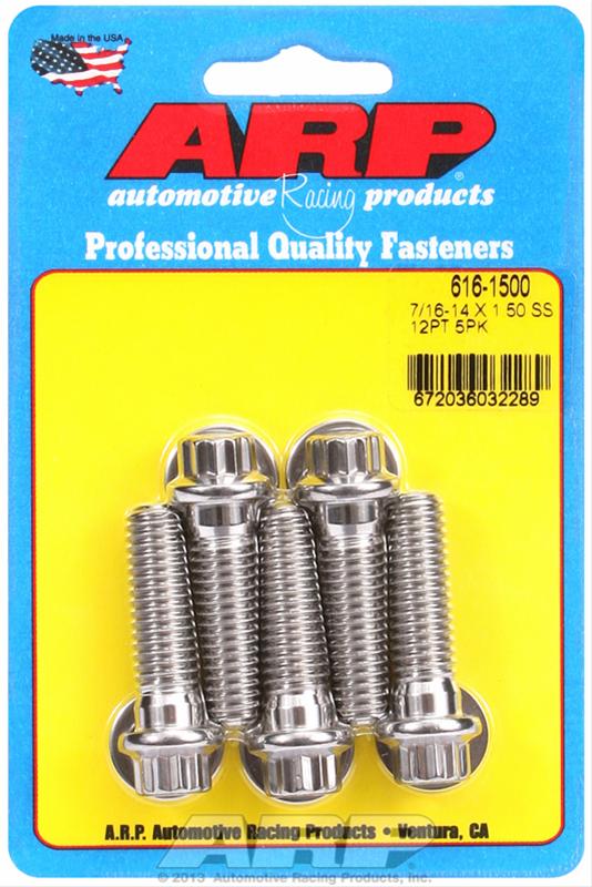 ARP ARP 7/16"-14 X 1.500 12pt SS bolts (616-1500) SR