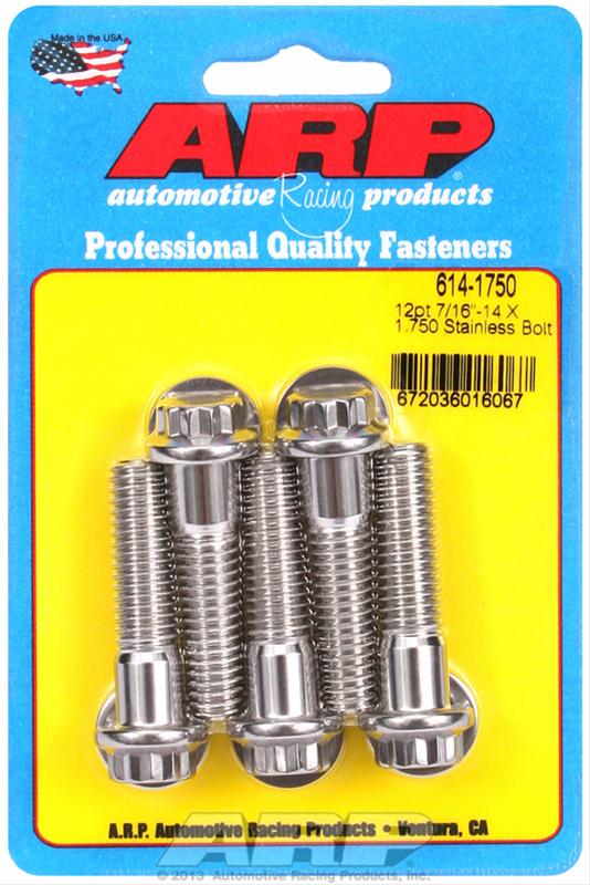 ARP ARP 7/16"-14 X 1.750 12pt 1/2 wrenching SS bolts (614-1750) SR