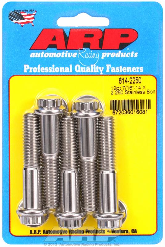 ARP ARP 7/16"-14 X 2.250 12pt 1/2 wrenching SS bolts (614-2250) SR